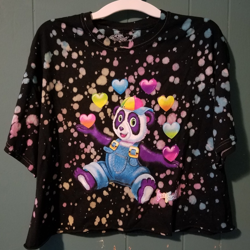 Cute Lisa Frank Cropped T-shirt